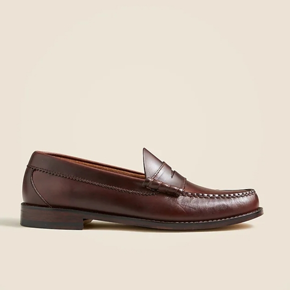 J. Crew Camden Loafers with leather soles - Whiskey Brown main image 12
